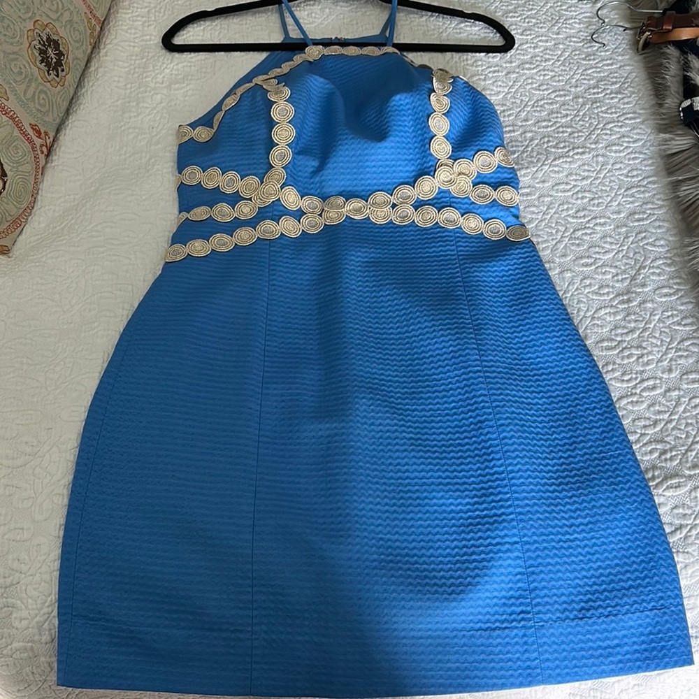 Lily Pultizer Blue Cocktail Dress